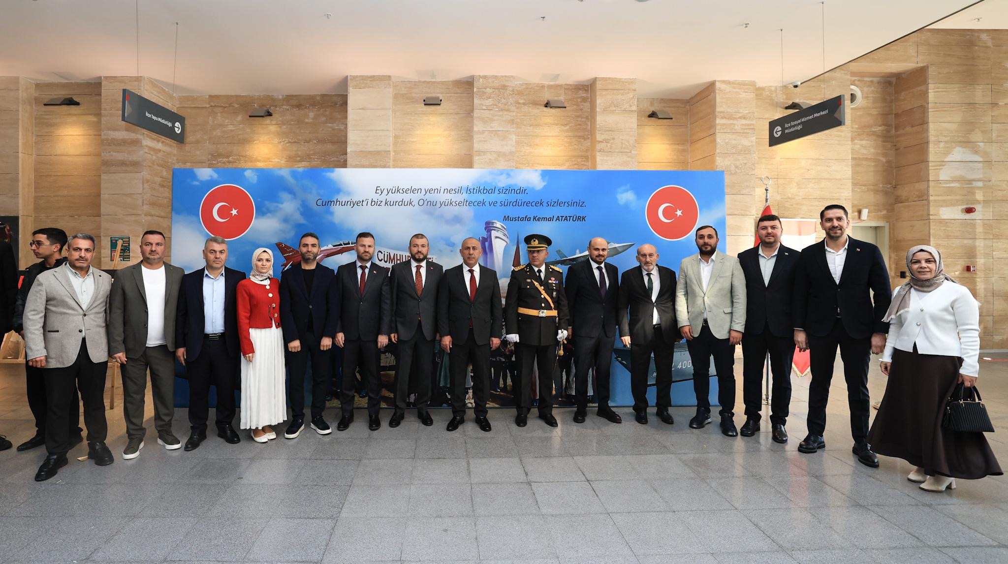 Cumhuriyetimizin 102. yılı vesilesiyle düzenlenen Tebriklerin Kabulü ve Sergi Açılışı