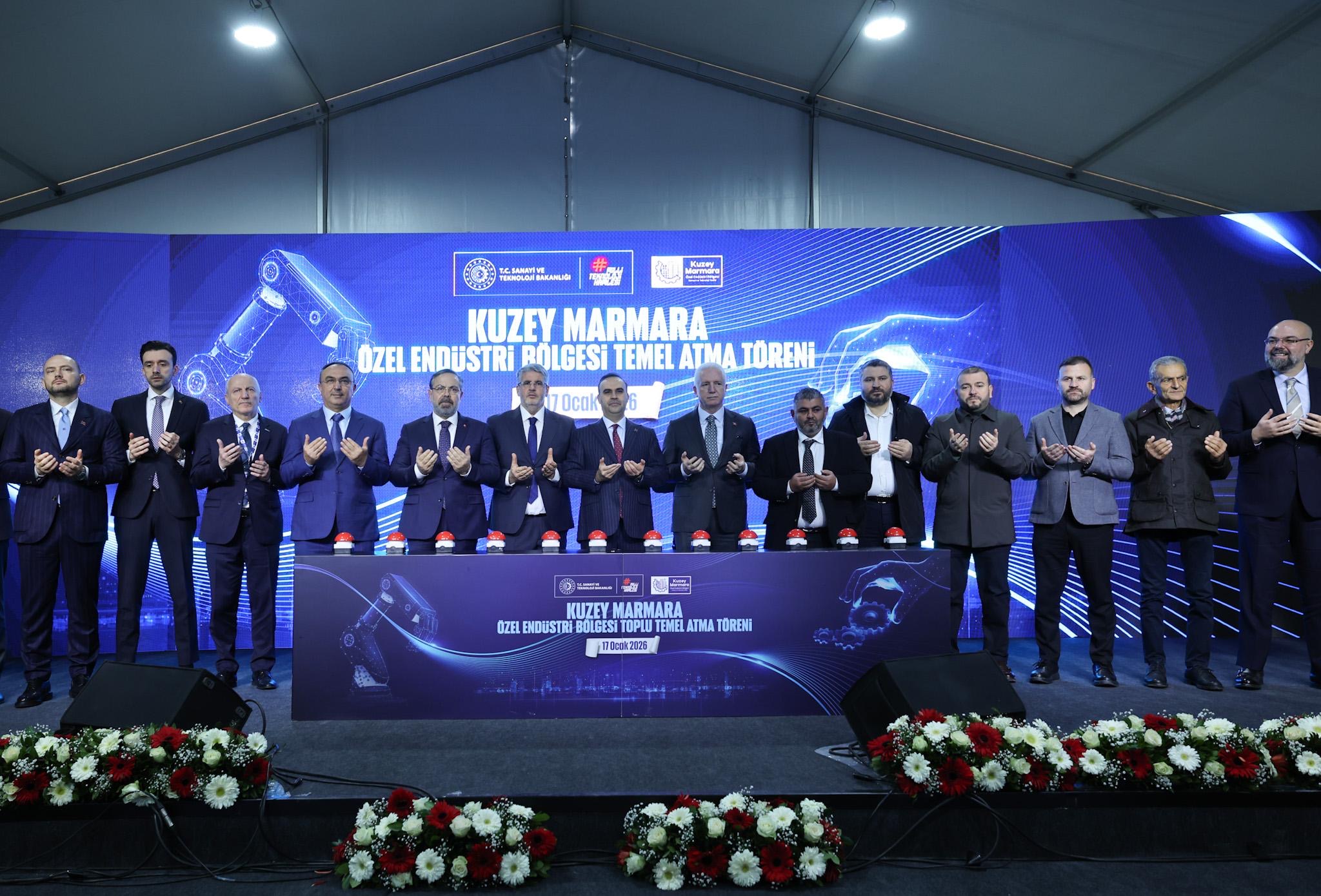 Kuzey Marmara Özel Endüstri Bölgemizin Toplu Temel Atma Töreni